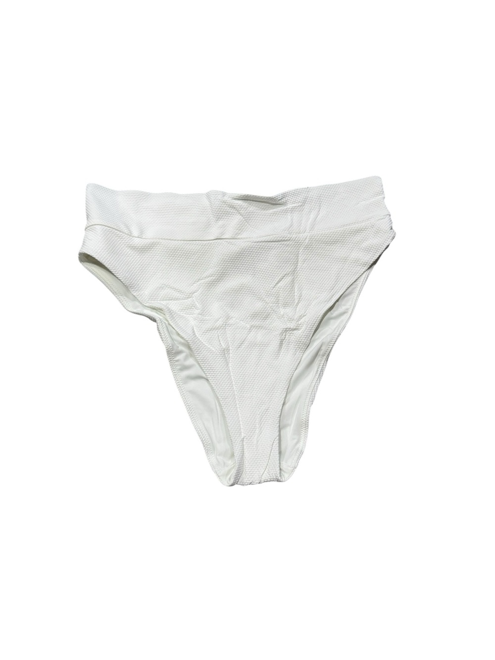 aerie White High-Cut Cheeky Bikini Bottoms